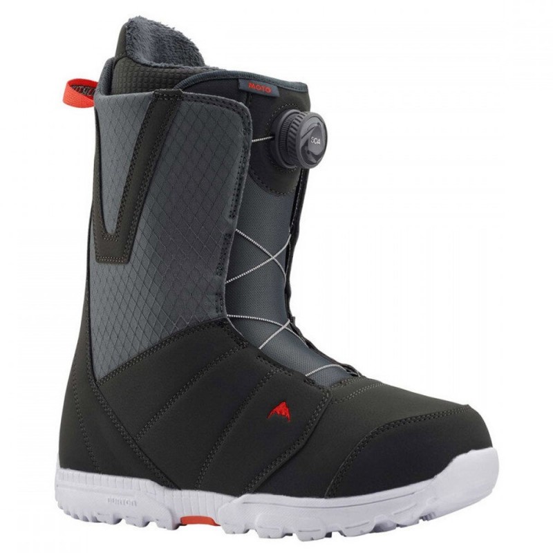 Scarpone da Snowboard Burton Moto Boa Uomo Gray Red