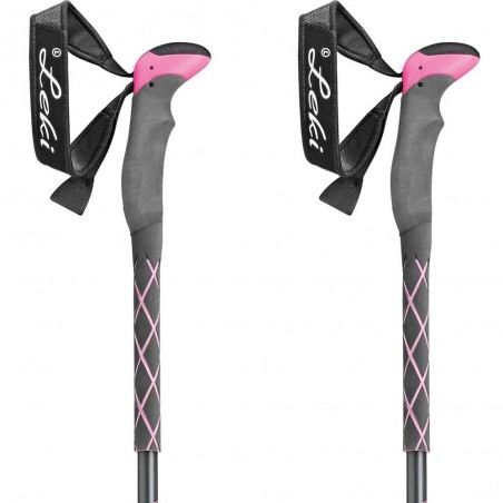 Bastoni Leki Aergonlite 2 Donna Nero rosa