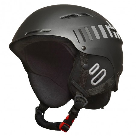 Casco da Sci Rh+ Rider Helmet MATT DARK SILVER MET SHINY BLACK FADE TO WHITE