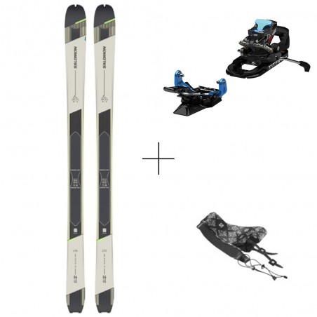 Completo Sci Alpinismo Usato Salomon Carbon MTN 86 + Radical + Pelli 2024 Adulto