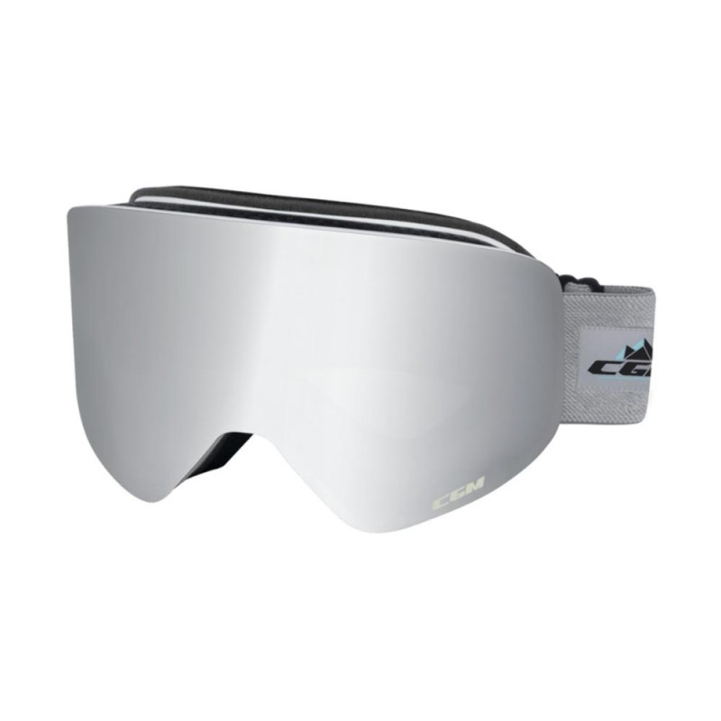 Maschera da sci CGM 781A MAG bianco/specchiata
