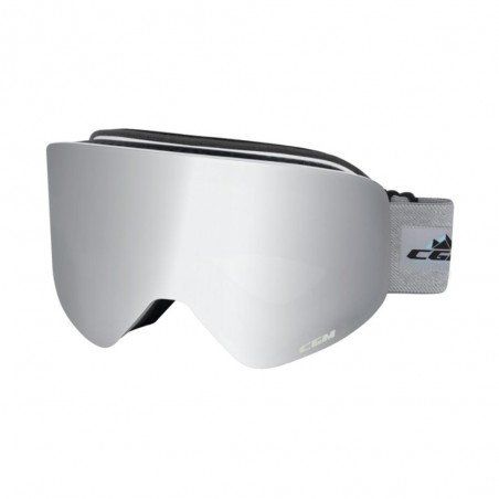 Maschera da sci CGM 781A MAG bianco/specchiata