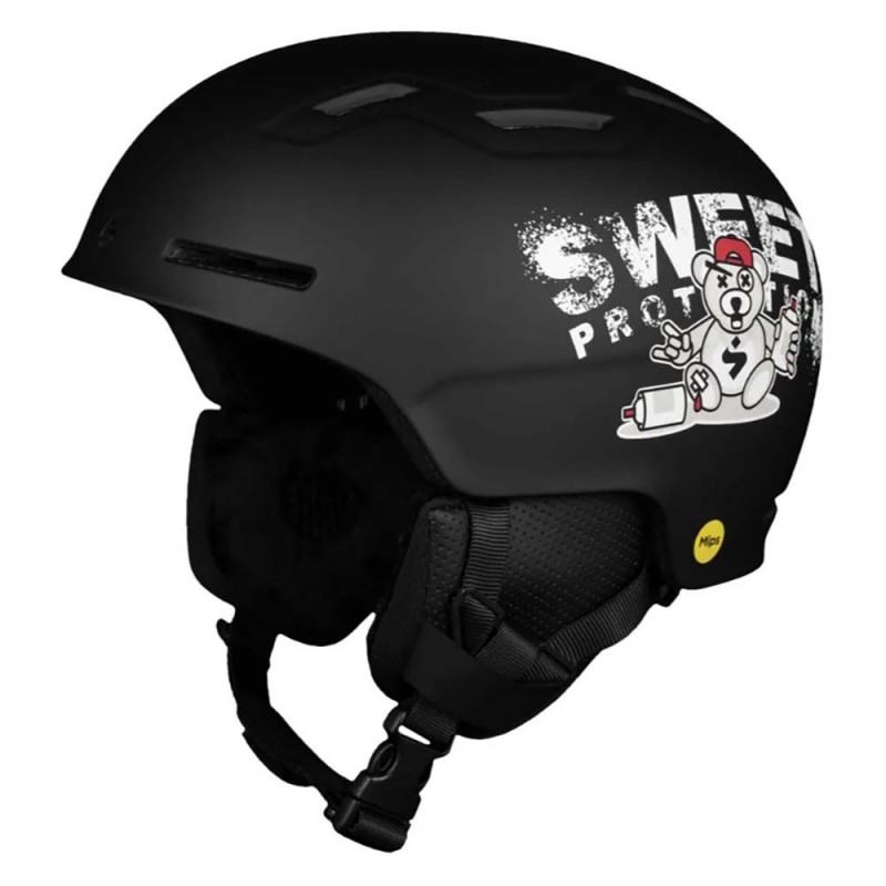 Casco da Sci Sweet Protection Winder Mips Helmet Black Teddy