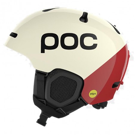 Casco da Sci Poc Fornix BC White&Red